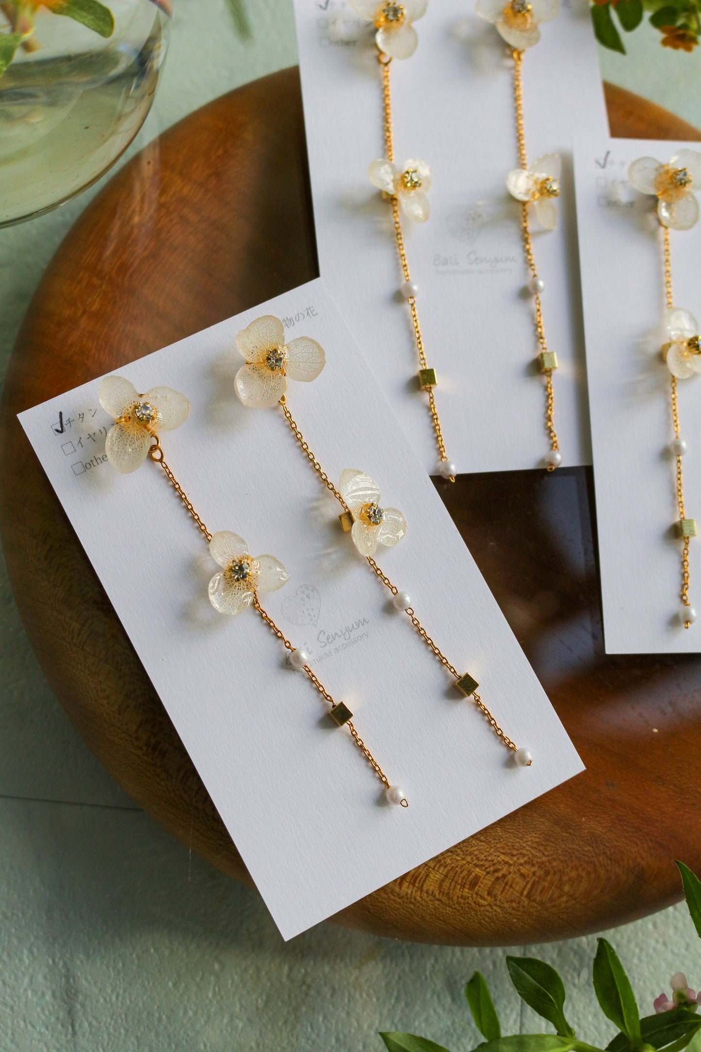 KOBANA series Flower Field - Titanium pierces (チタンピアス)No.1