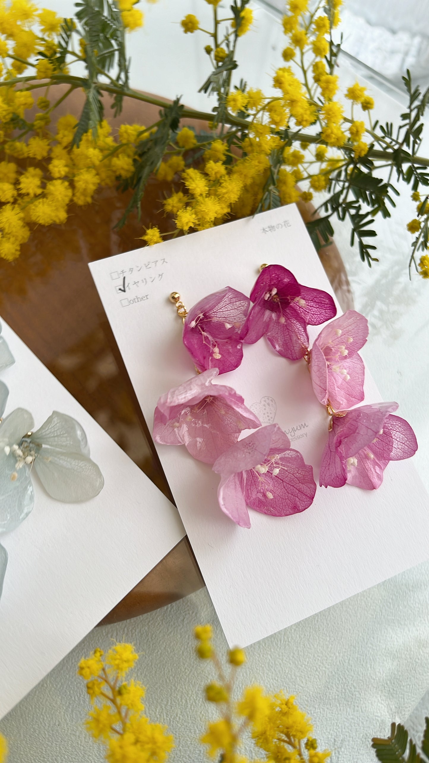 "Hanayome" Collection Earring No.49 パーツ選べます