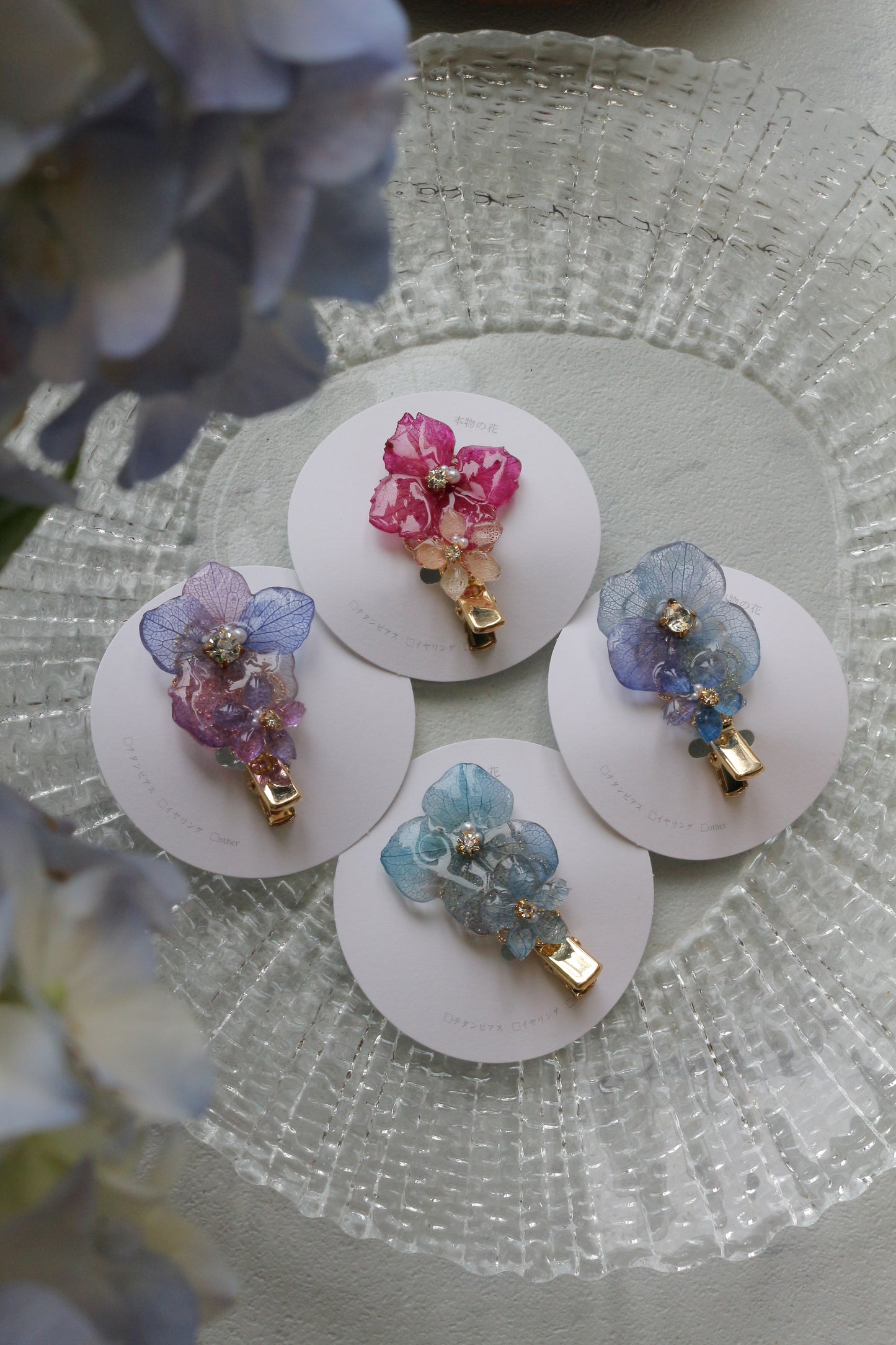 Hydrangea Hair Accessories No.13