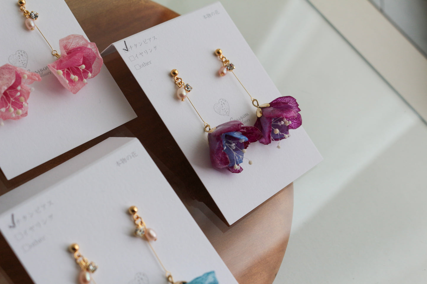 Flower Skirt-  No.2 ピアスorイヤリング