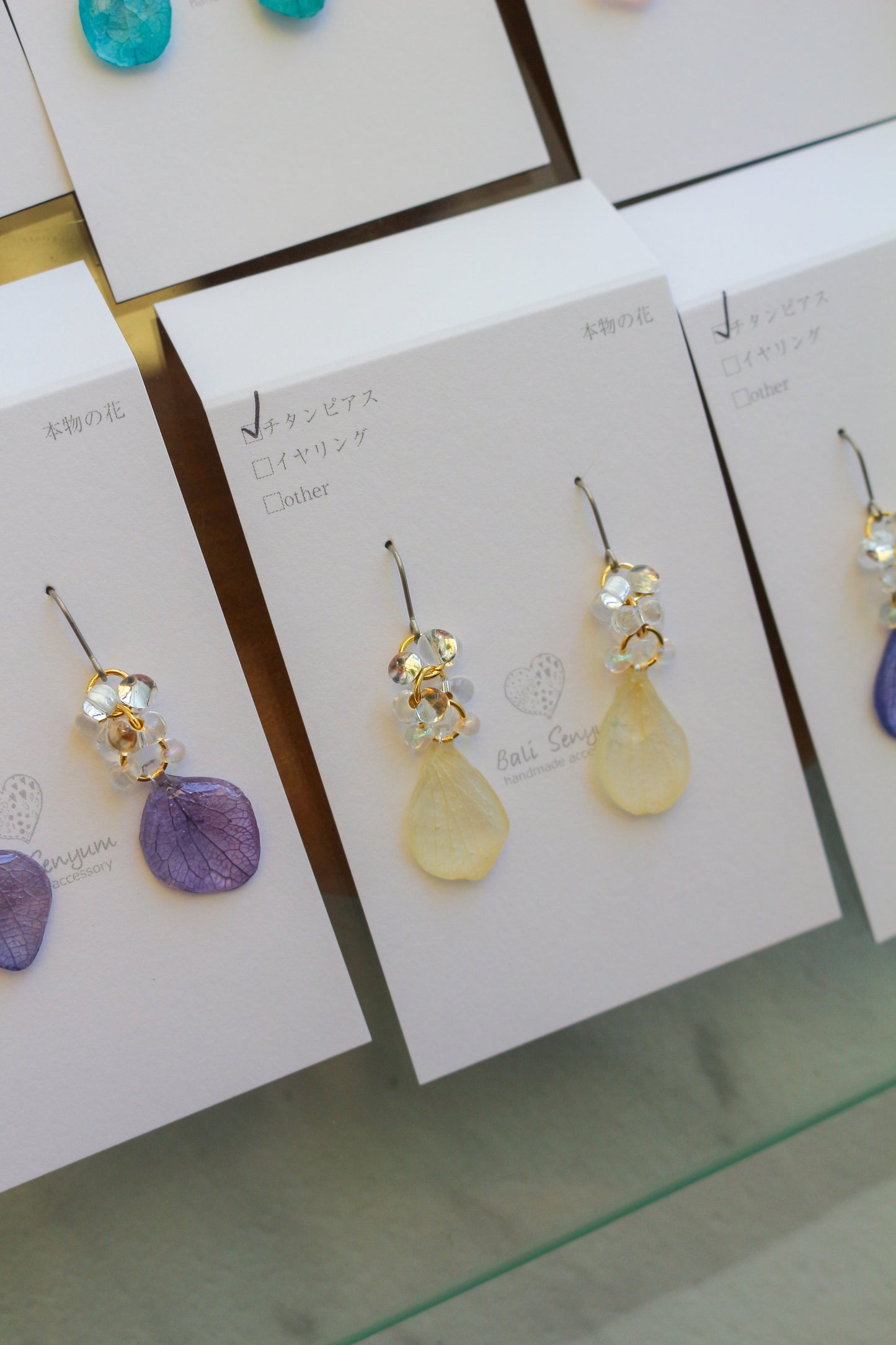 Hydrangea TSUBU Earrings - No.3