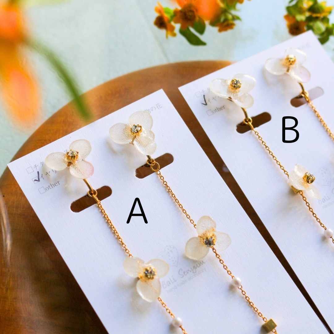 KOBANA series Flower Field - Clip-on(イヤリング)No.3