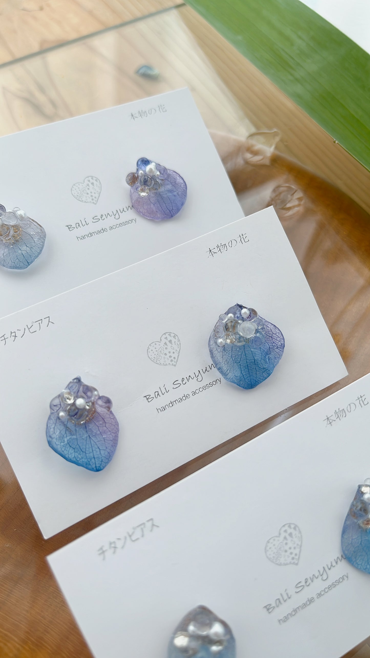 Water Droplet Earrings - 水滴 - Titanium Pierce(チタンピアス)