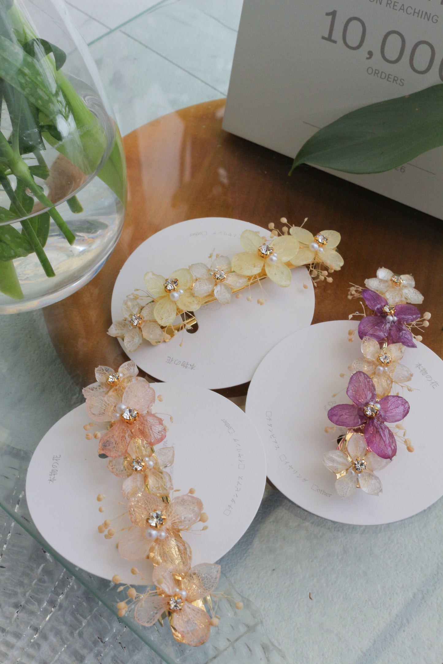 Hydrangea Hair Barrette No.46