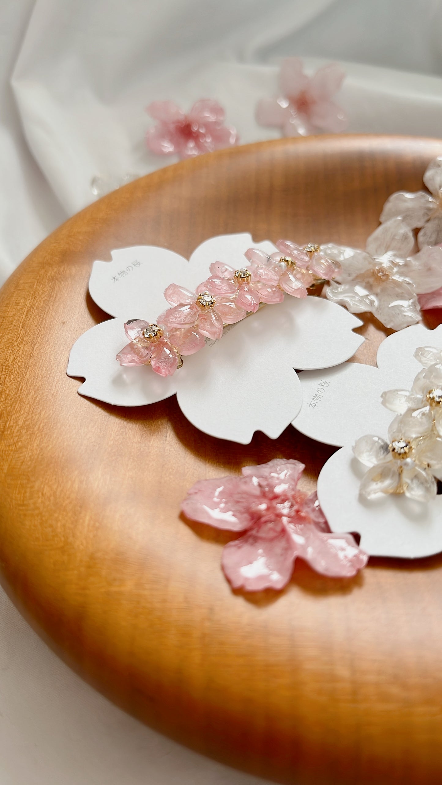 Five Someiyoshino Sakura Hair Barrette #S037