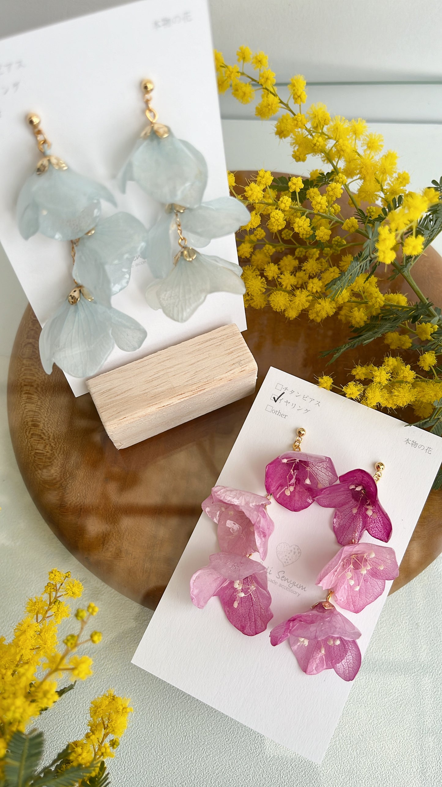 "Hanayome" Collection Earring No.49 パーツ選べます