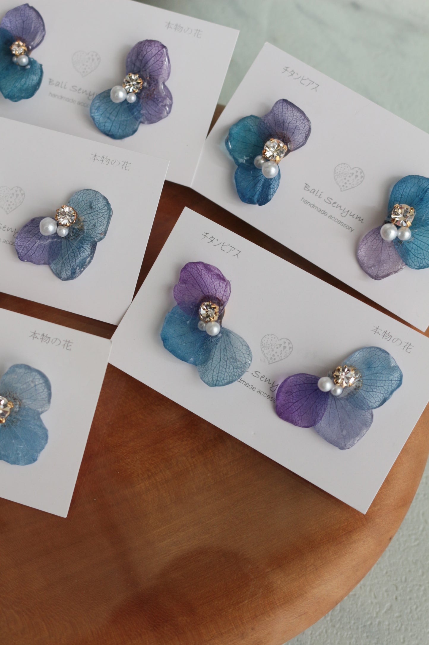 Hydrangea Wing No.134- Titanium Pierce(ピアス)