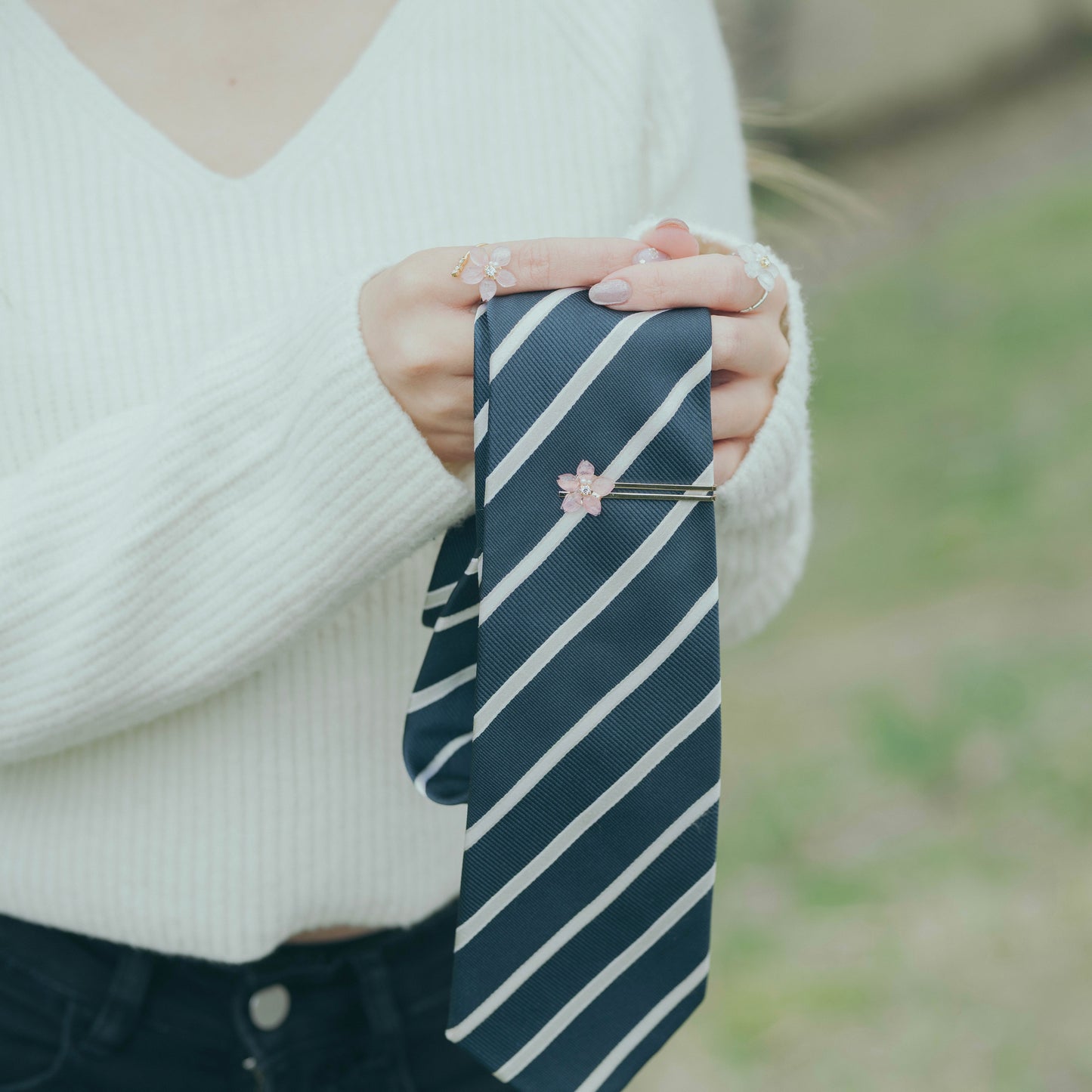 Sakura Tie Pin 桜ネクタイピン