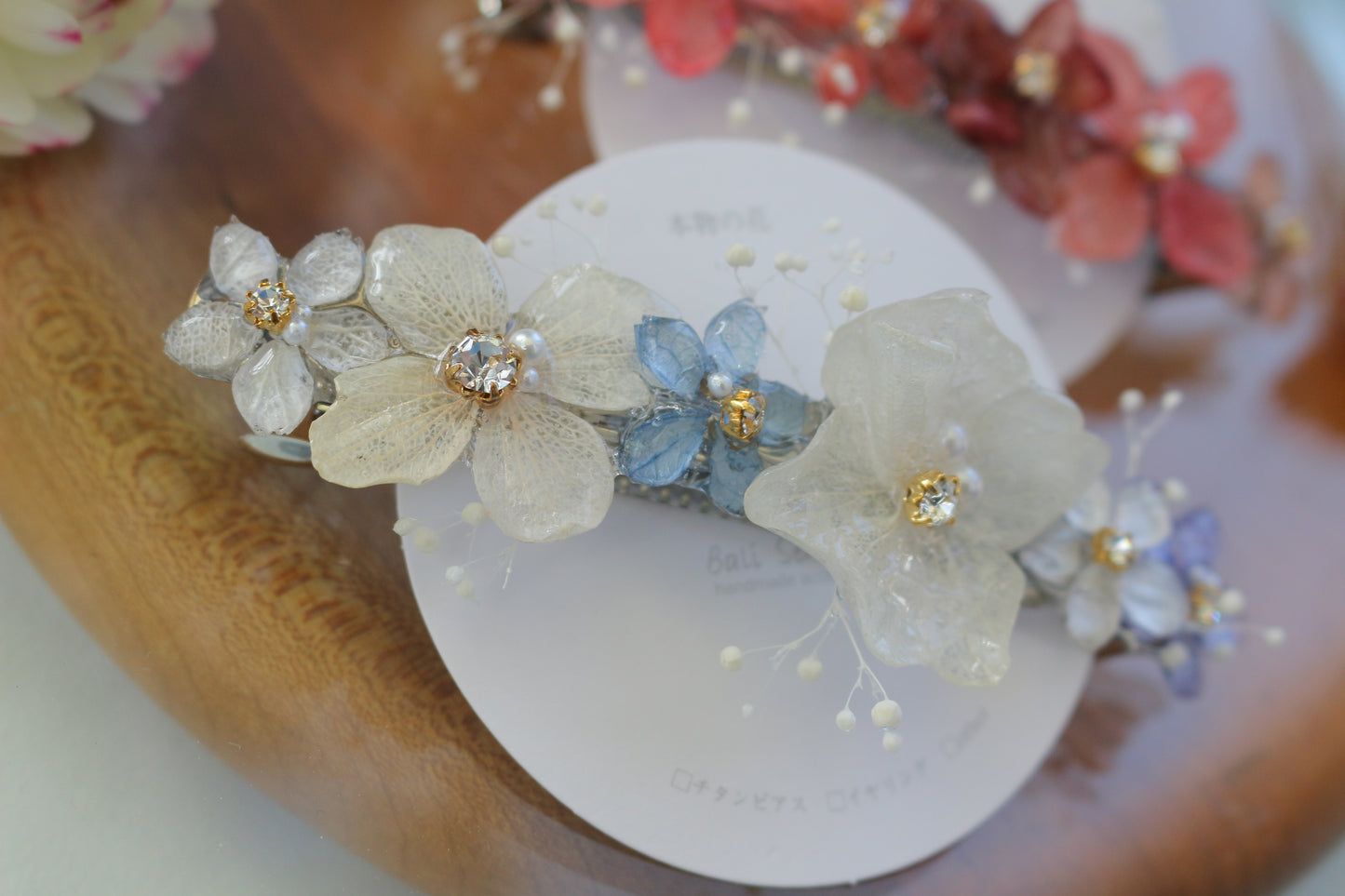 Hydrangea Hair Barrette No.12
