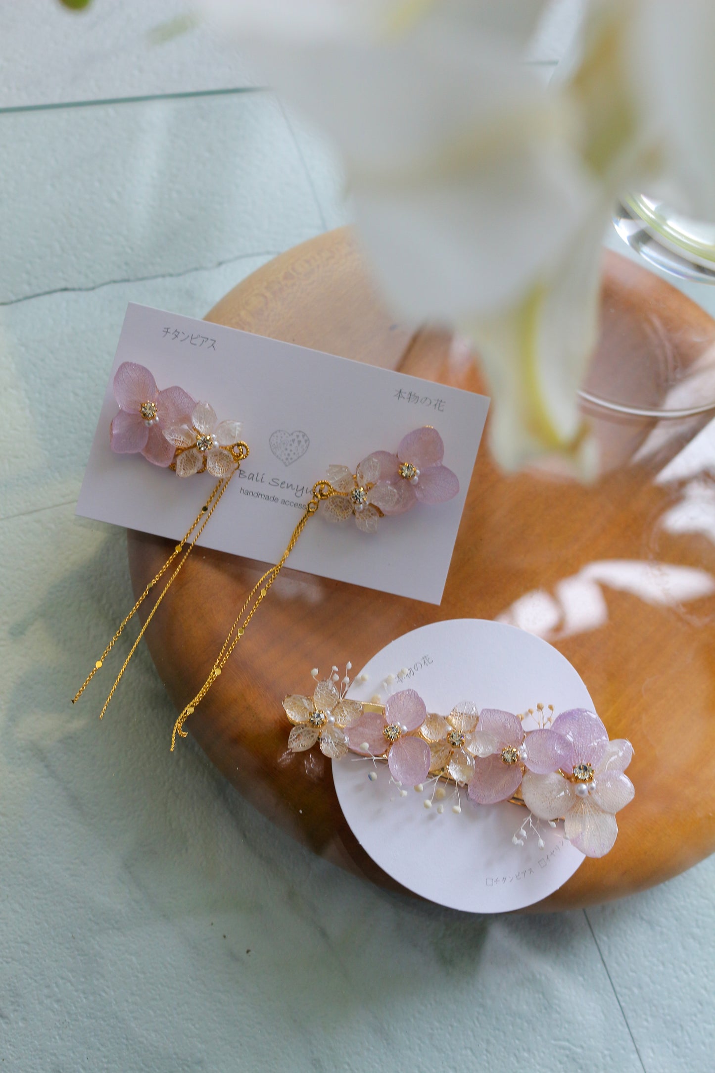 Hydrangea Big Hair-Clip No.1