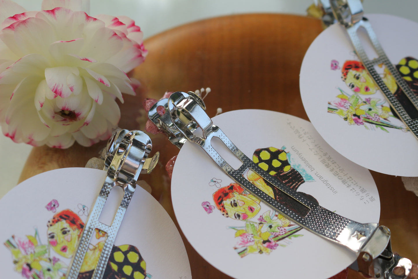 Hydrangea Hair Barrette No.12