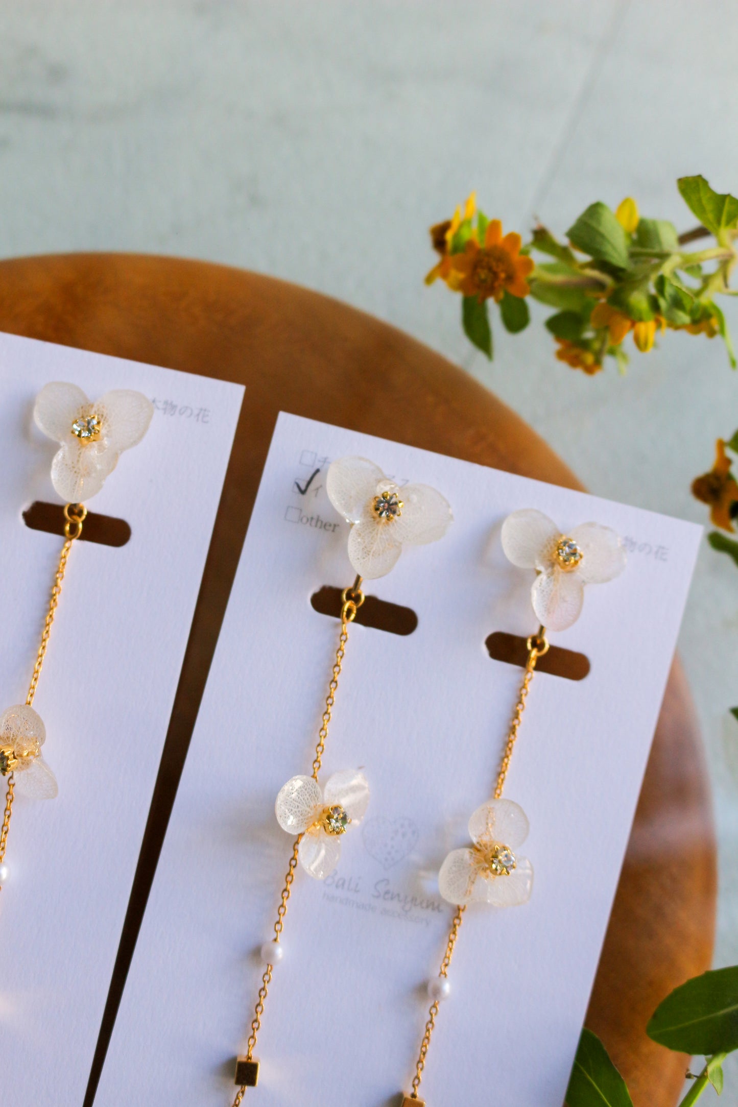 KOBANA series Flower Field - Clip-on(イヤリング)No.3