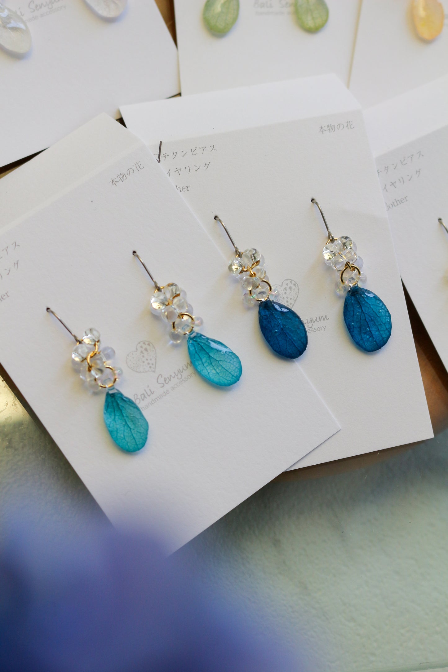 Hydrangea TSUBU Earrings - No.1