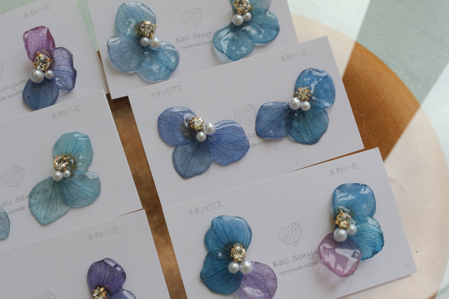 Hydrangea Wing No.145- Titanium Pierce(ピアス)
