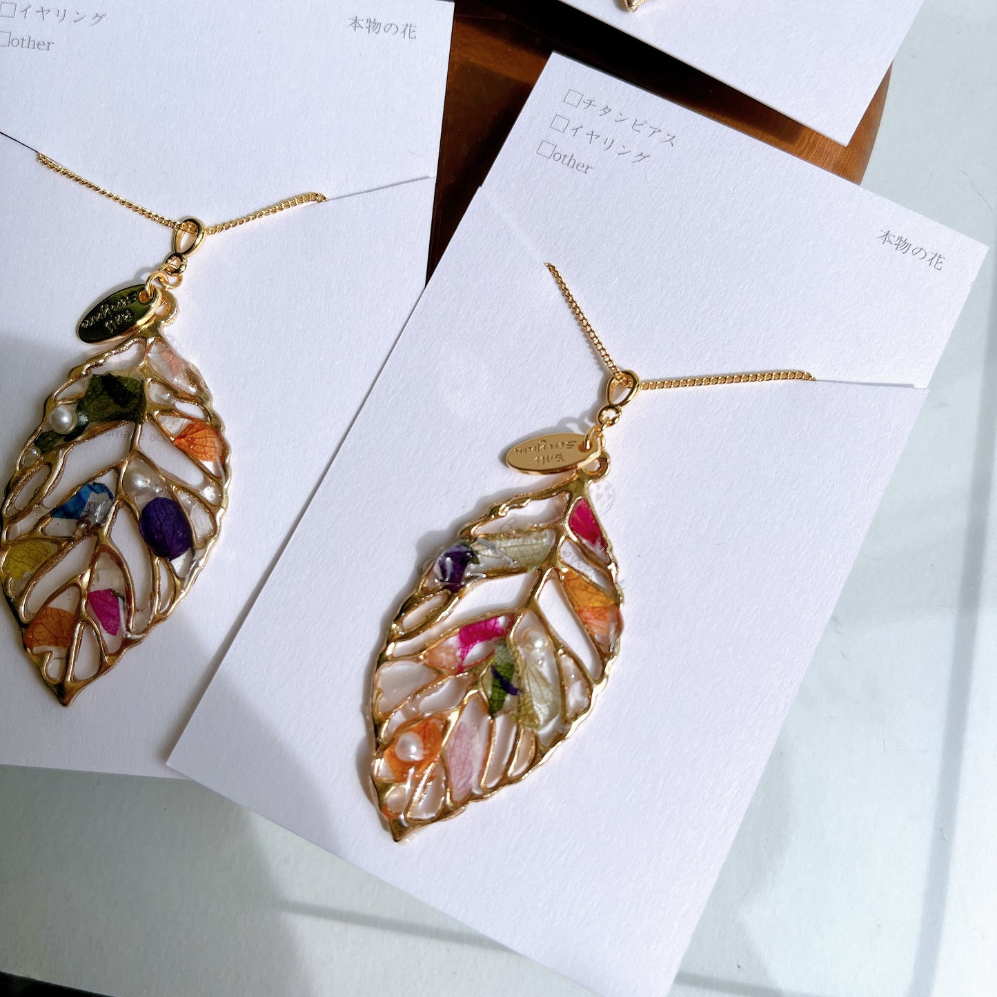 Leaf Necklace 60cm No.8