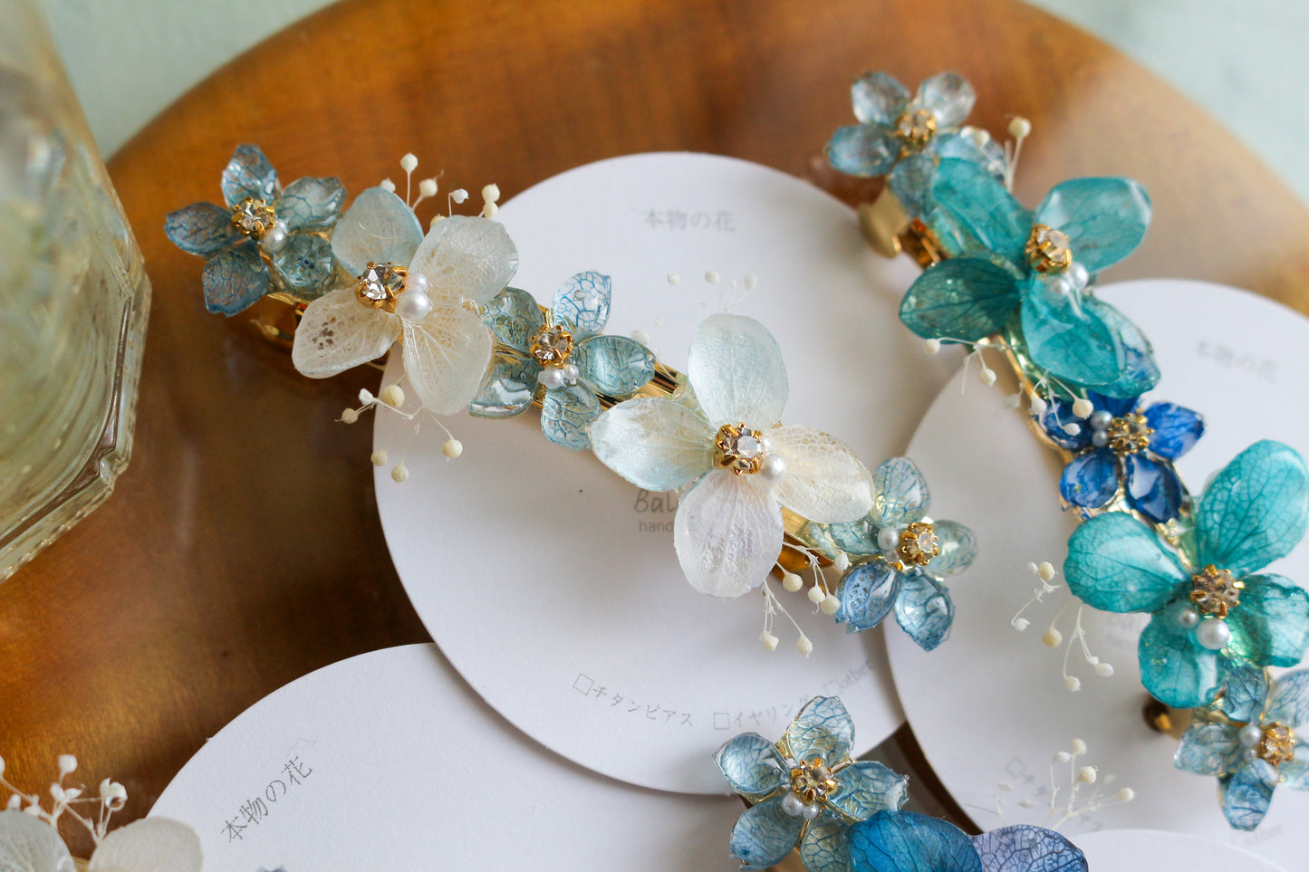 Hydrangea Hair Barrette No.38