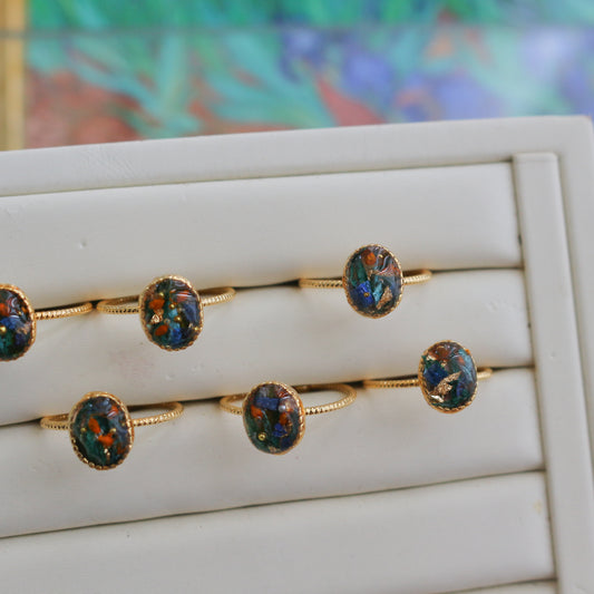 Gogh Inspired Ring No.2 - アイリス