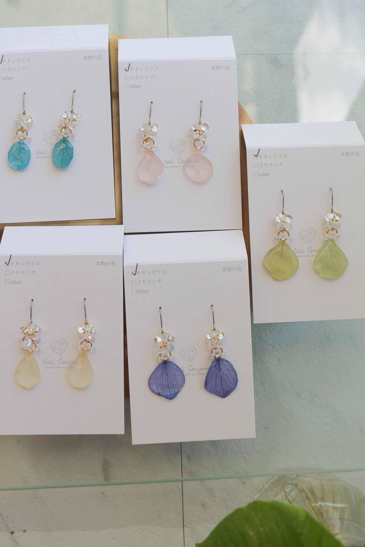 Hydrangea TSUBU Earrings - No.3