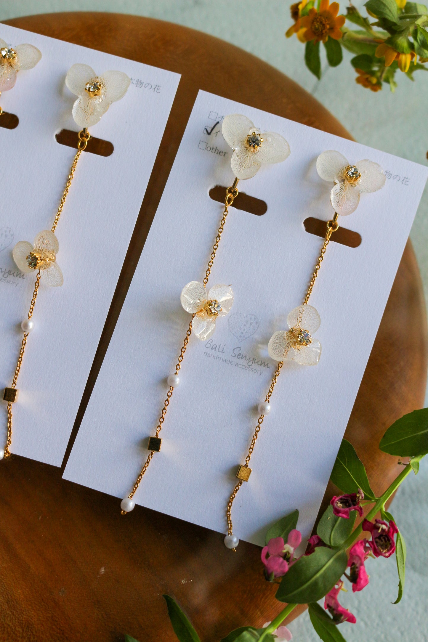 KOBANA series Flower Field - Clip-on(イヤリング)No.3