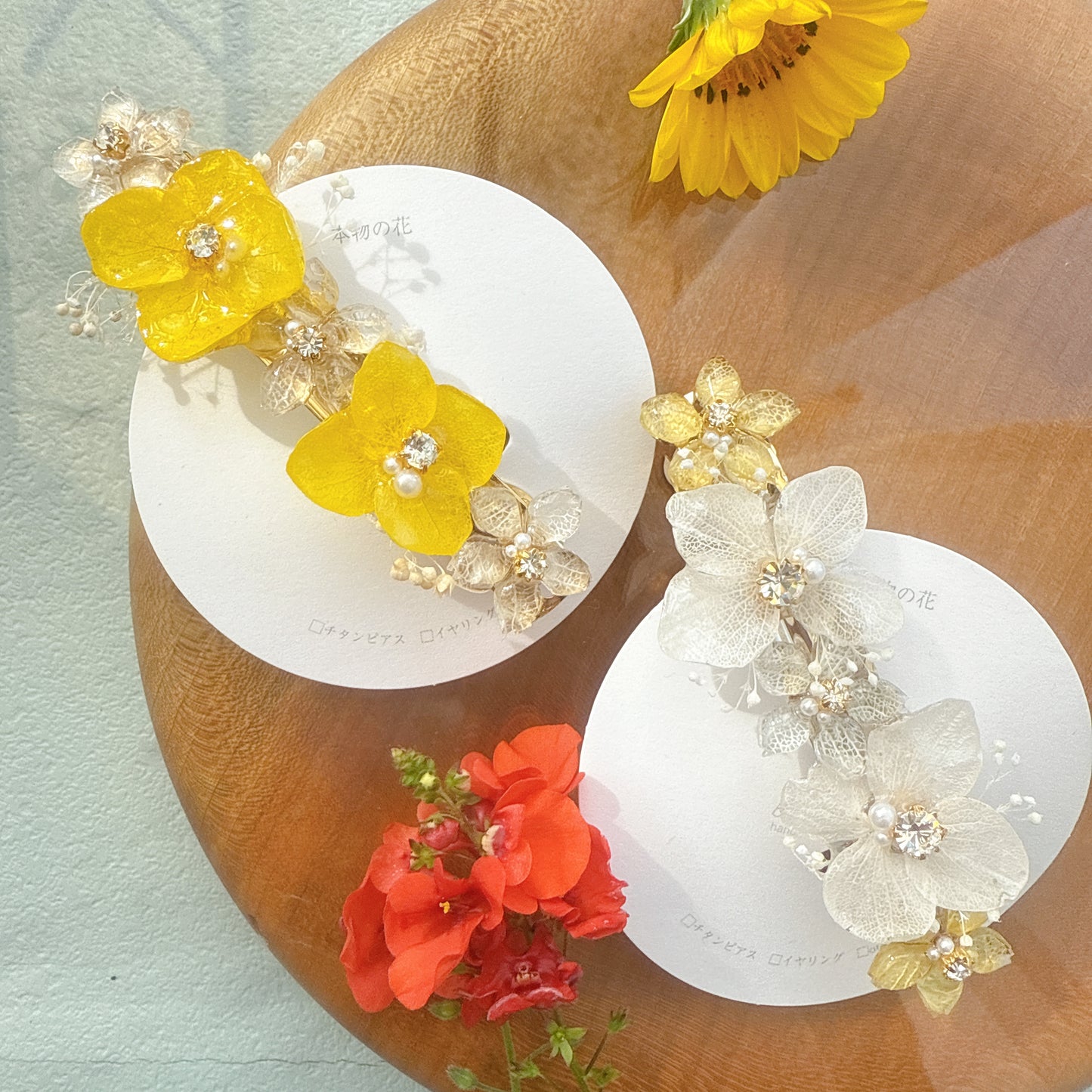 Hydrangea Hair Barrette No.15