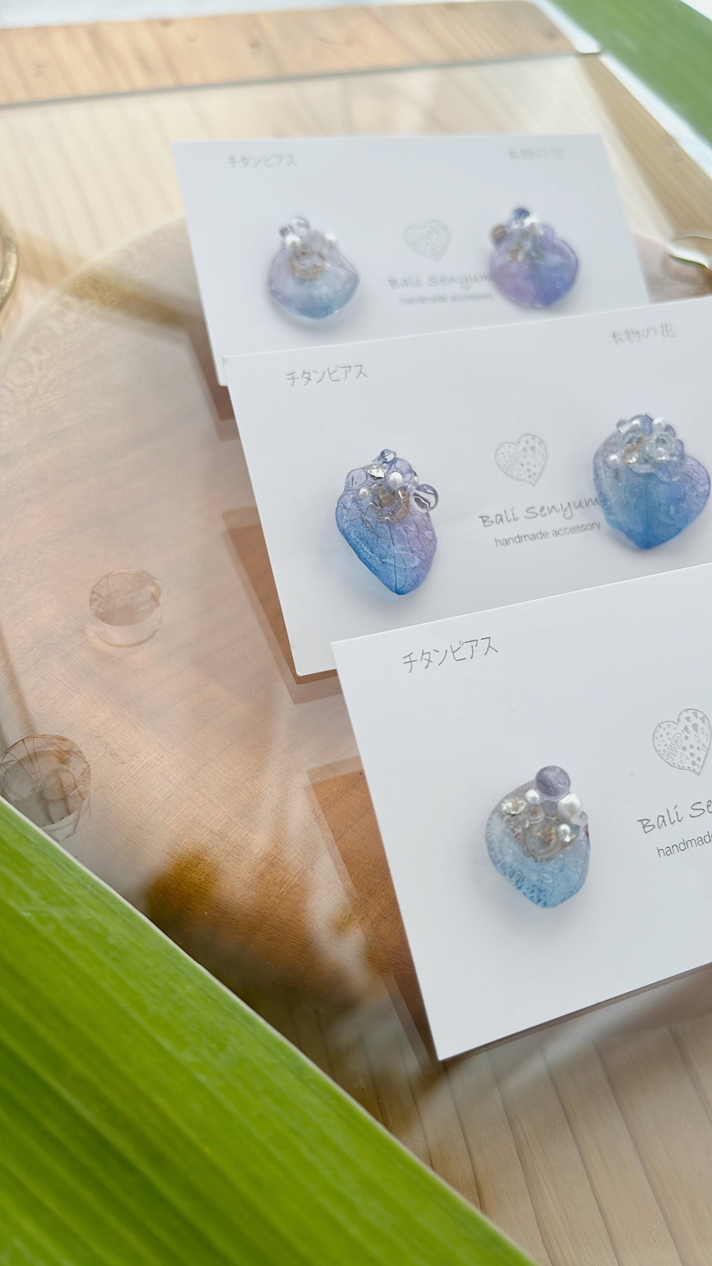 Water Droplet Earrings - 水滴 - Titanium Pierce(チタンピアス)