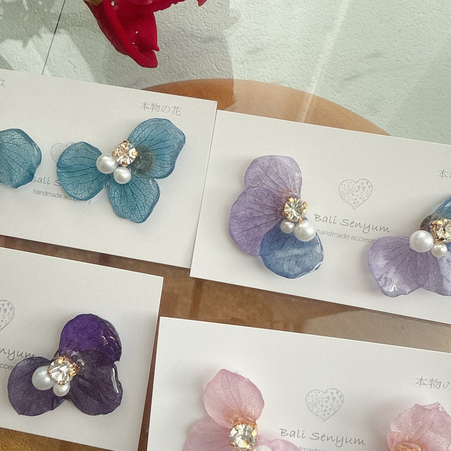 Hydrangea Wing No.113- Titanium Pierce(ピアス)