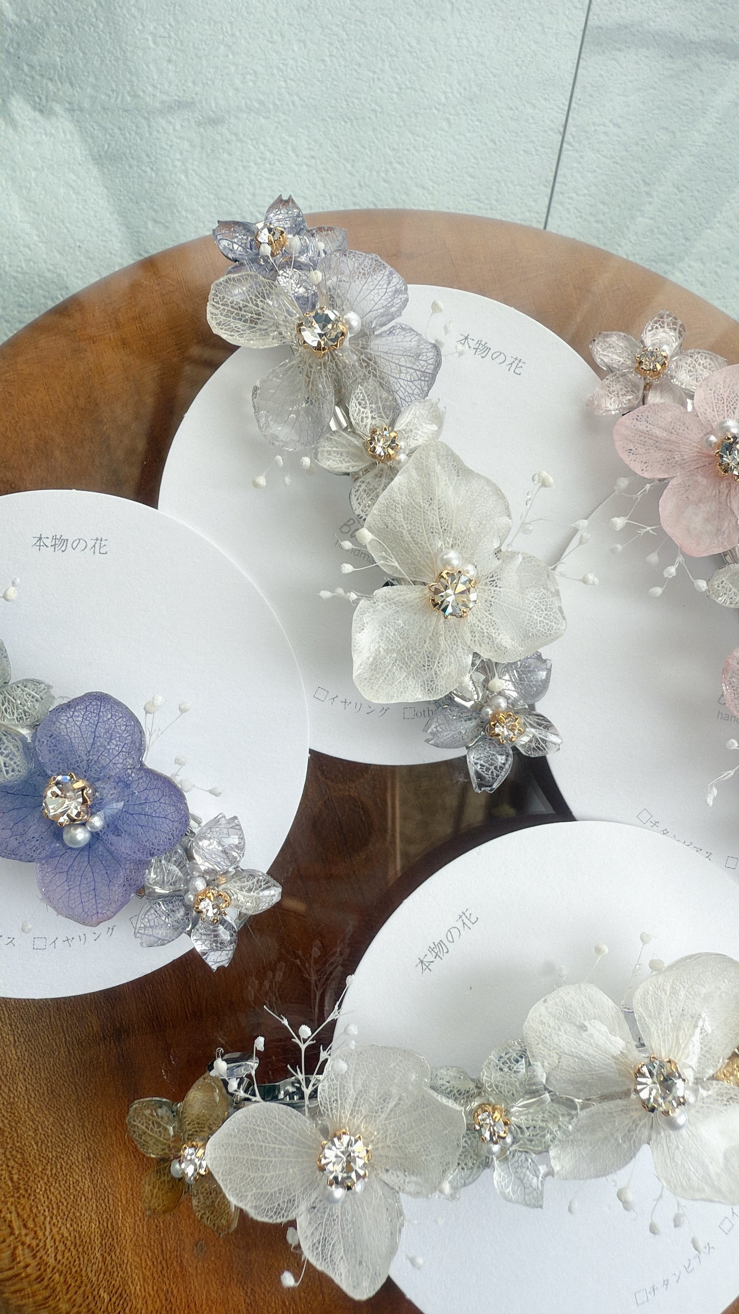Hydrangea Hair Barrette No.13