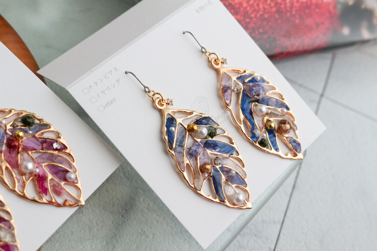 Christmas Leaf Earring