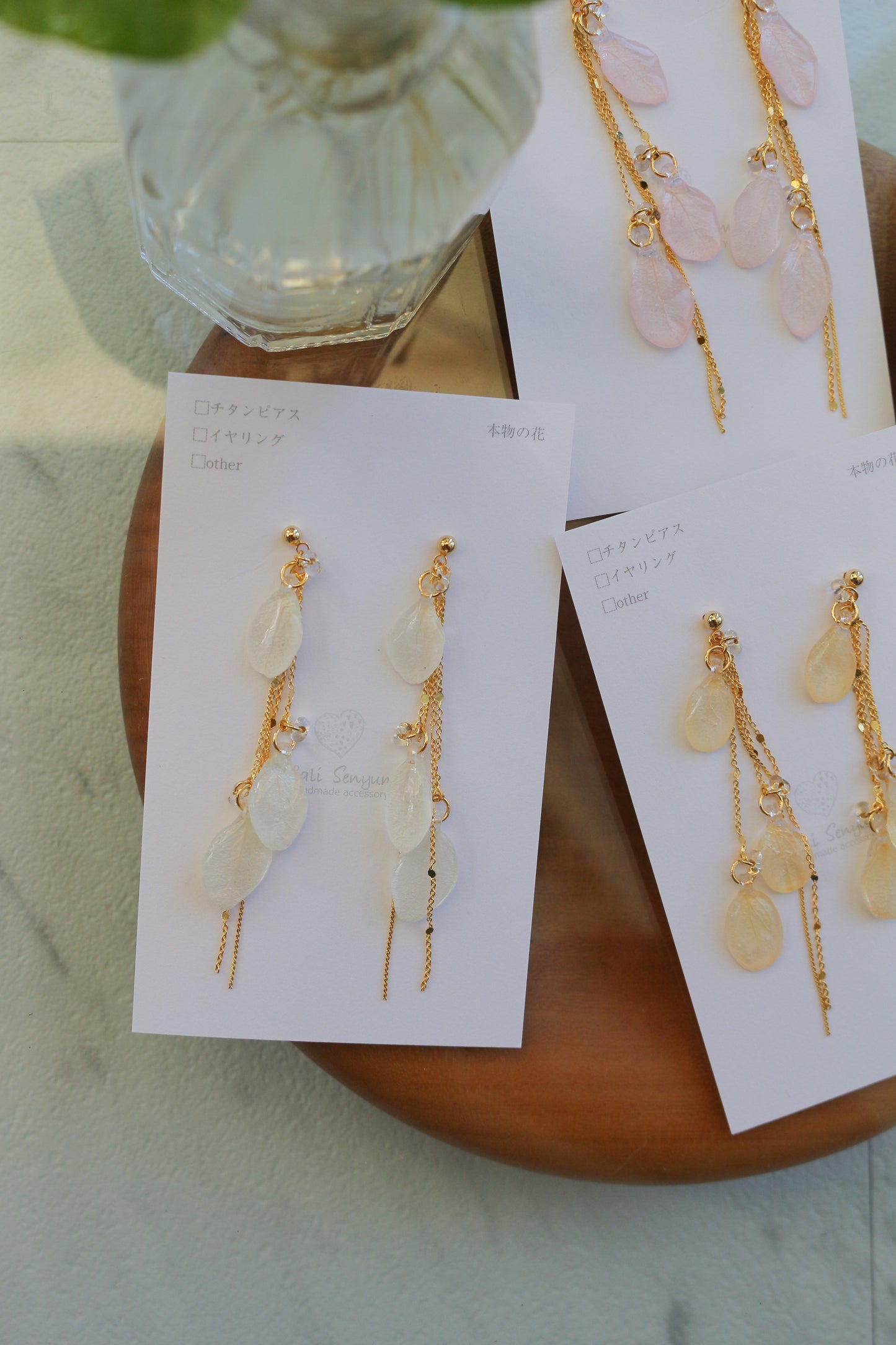 Hydrangea TSUBU2 Earring - No.1