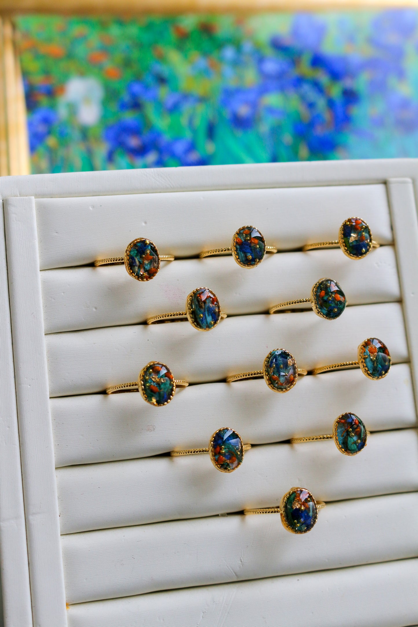 Gogh Inspired Ring No.1 - アイリス