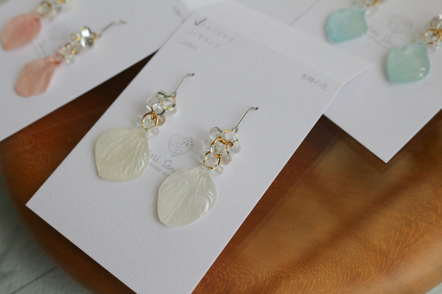 Hydrangea TSUBU Earrings - No.2