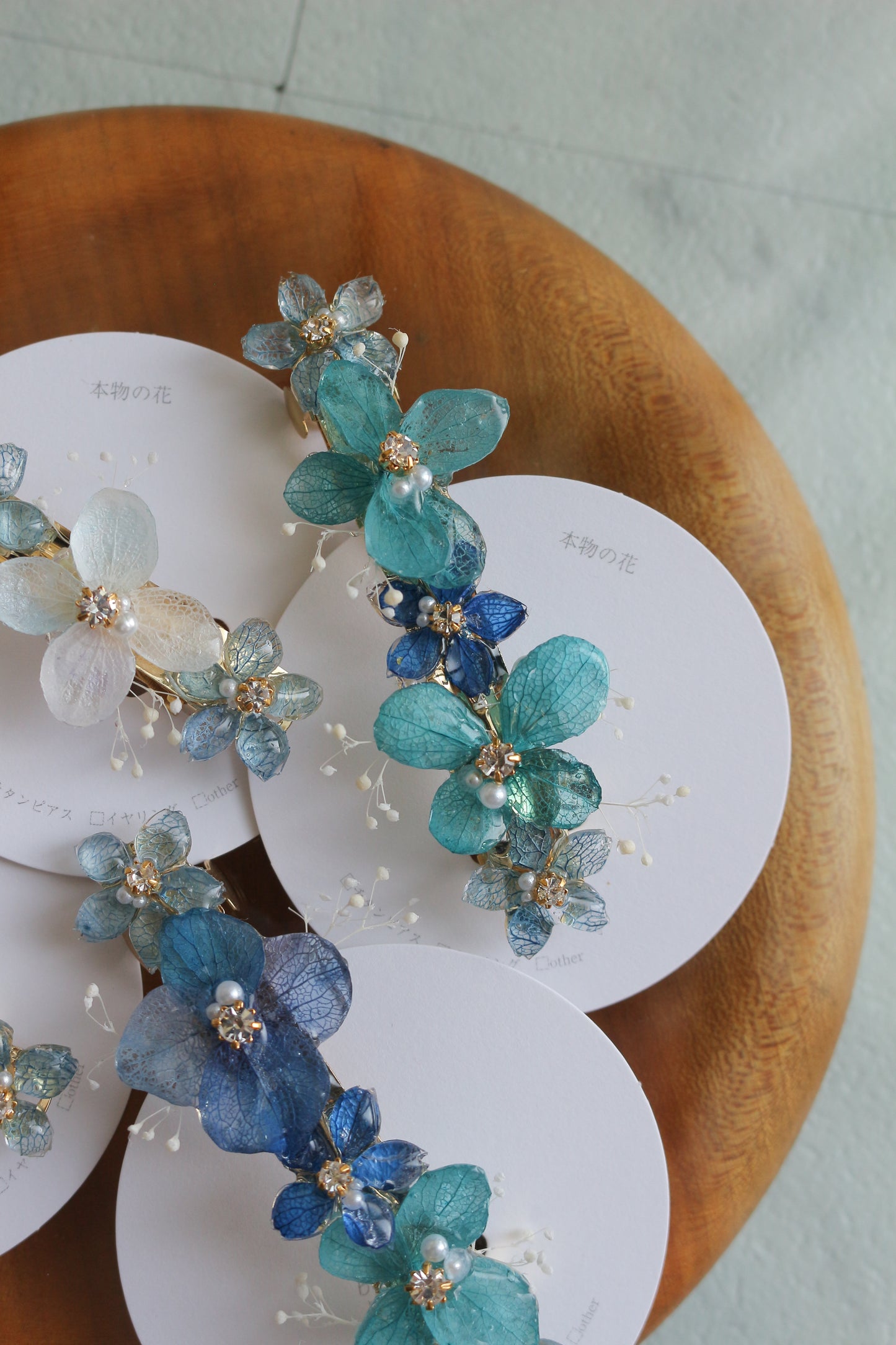 Hydrangea Hair Barrette No.38