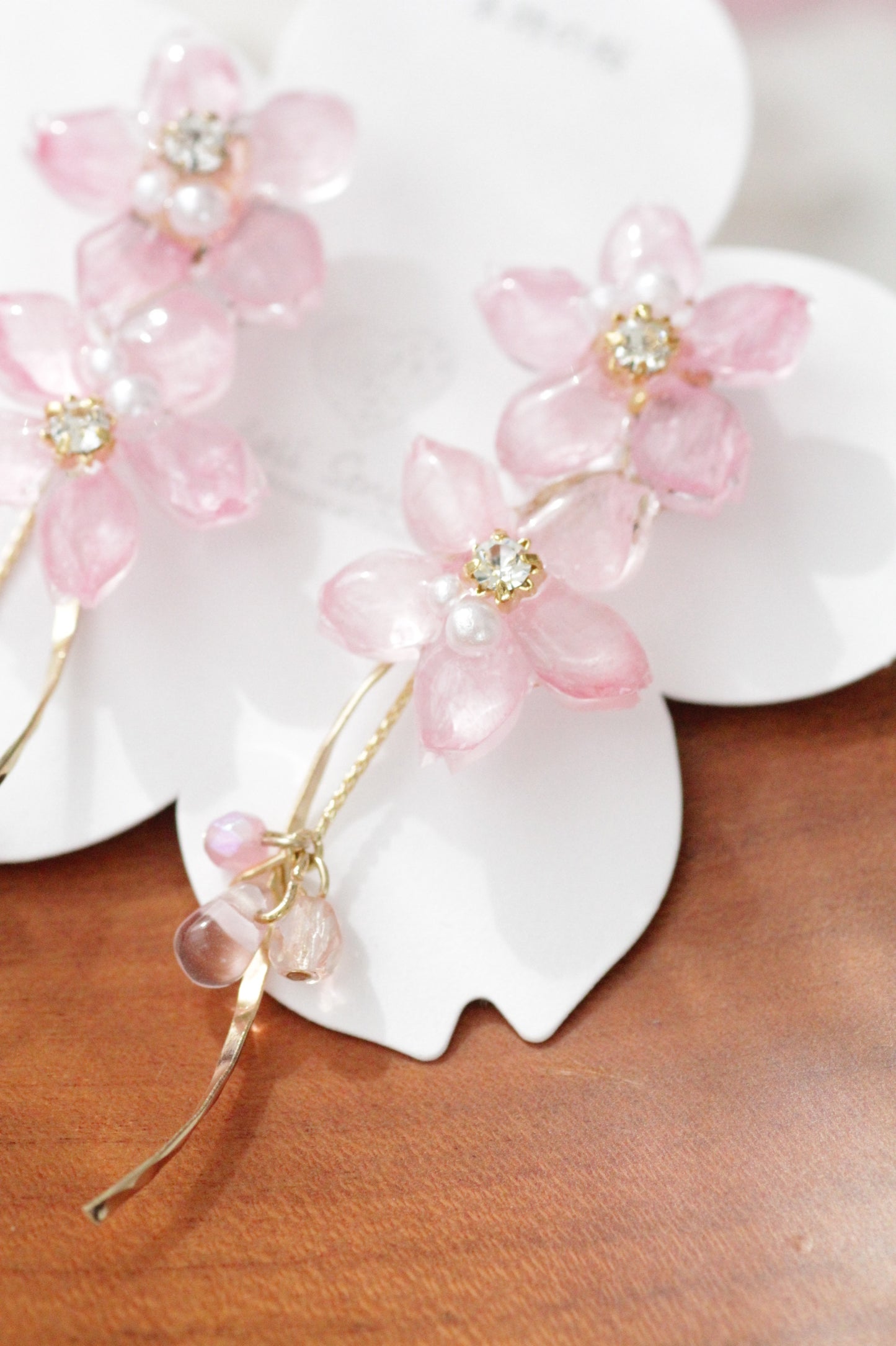 Real "Someiyoshino" Sakura Earring - No.1    #S002