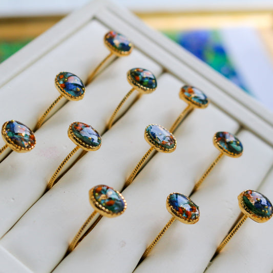 Gogh Inspired Ring No.1 - アイリス