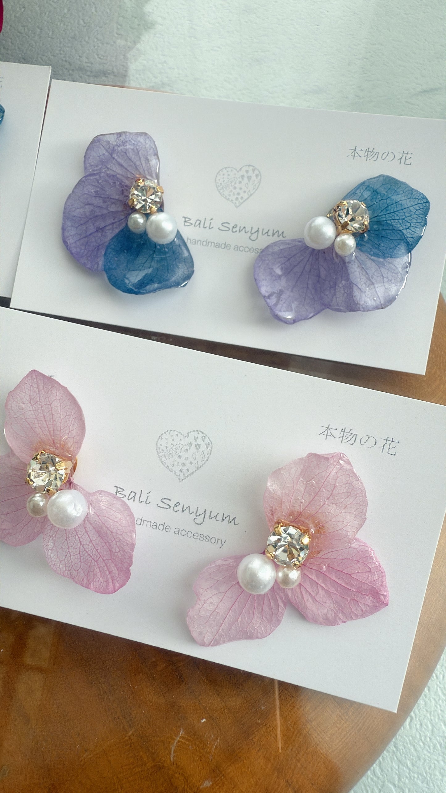 Hydrangea Wing No.113- Titanium Pierce(ピアス)
