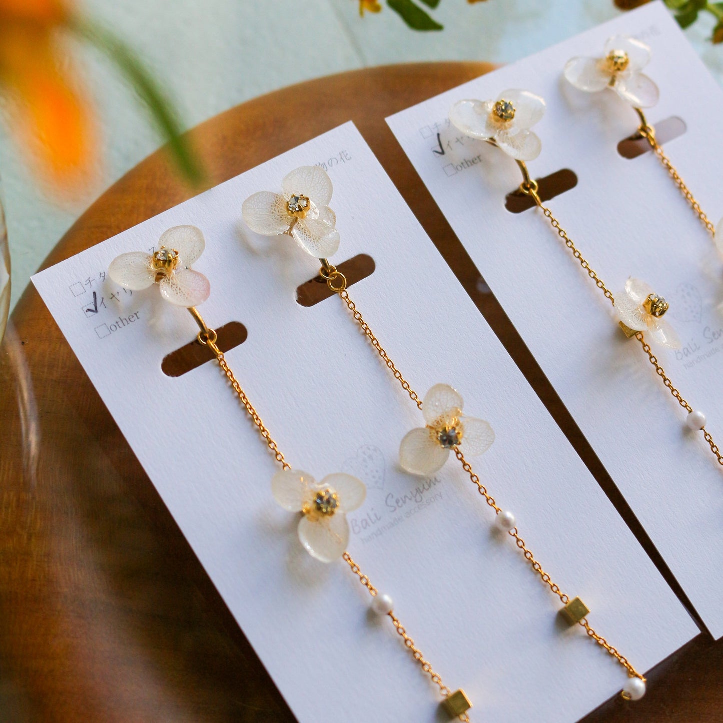 KOBANA series Flower Field - Clip-on(イヤリング)No.3