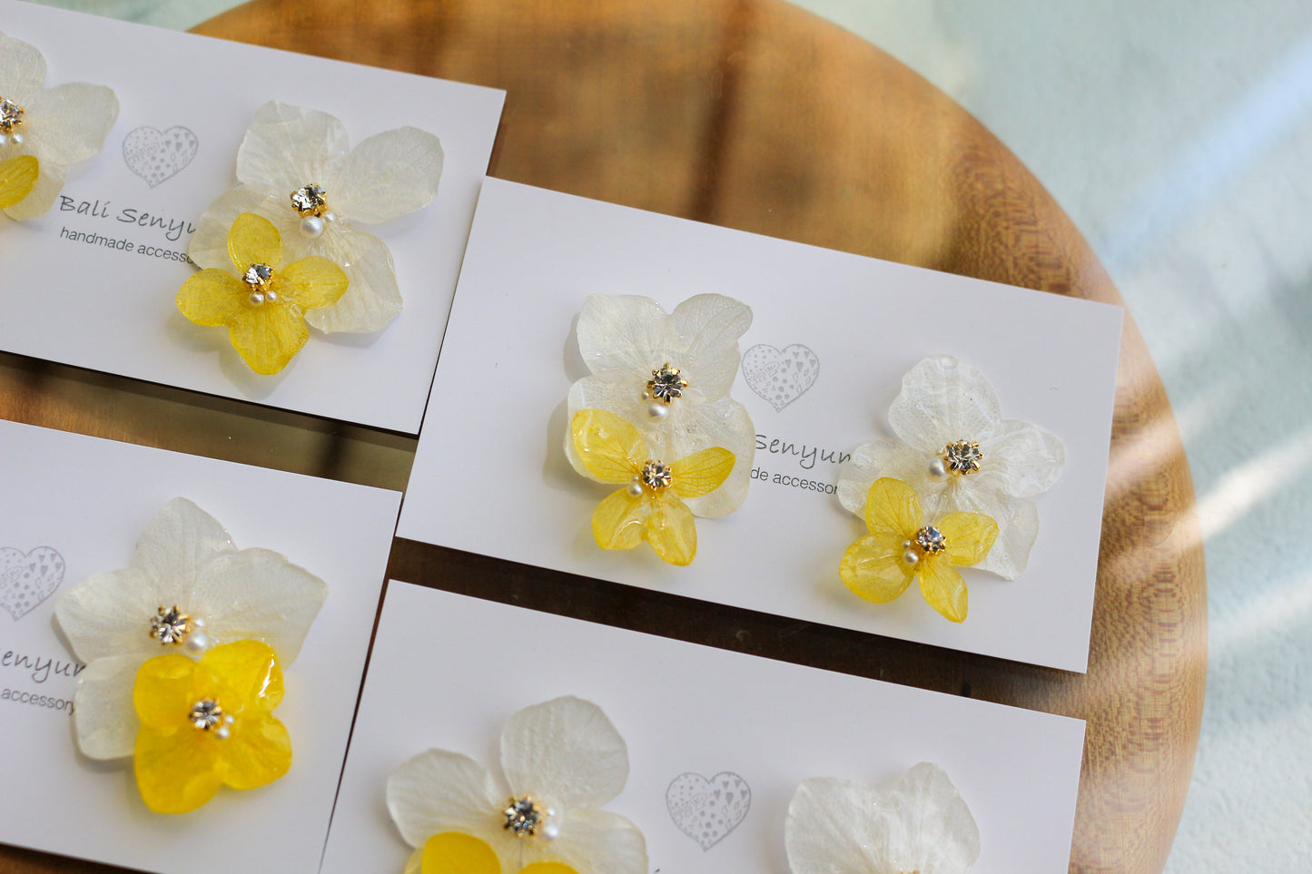 Paired Hydrangea No.14 - Titanium Pierce(ピアス)Limited item