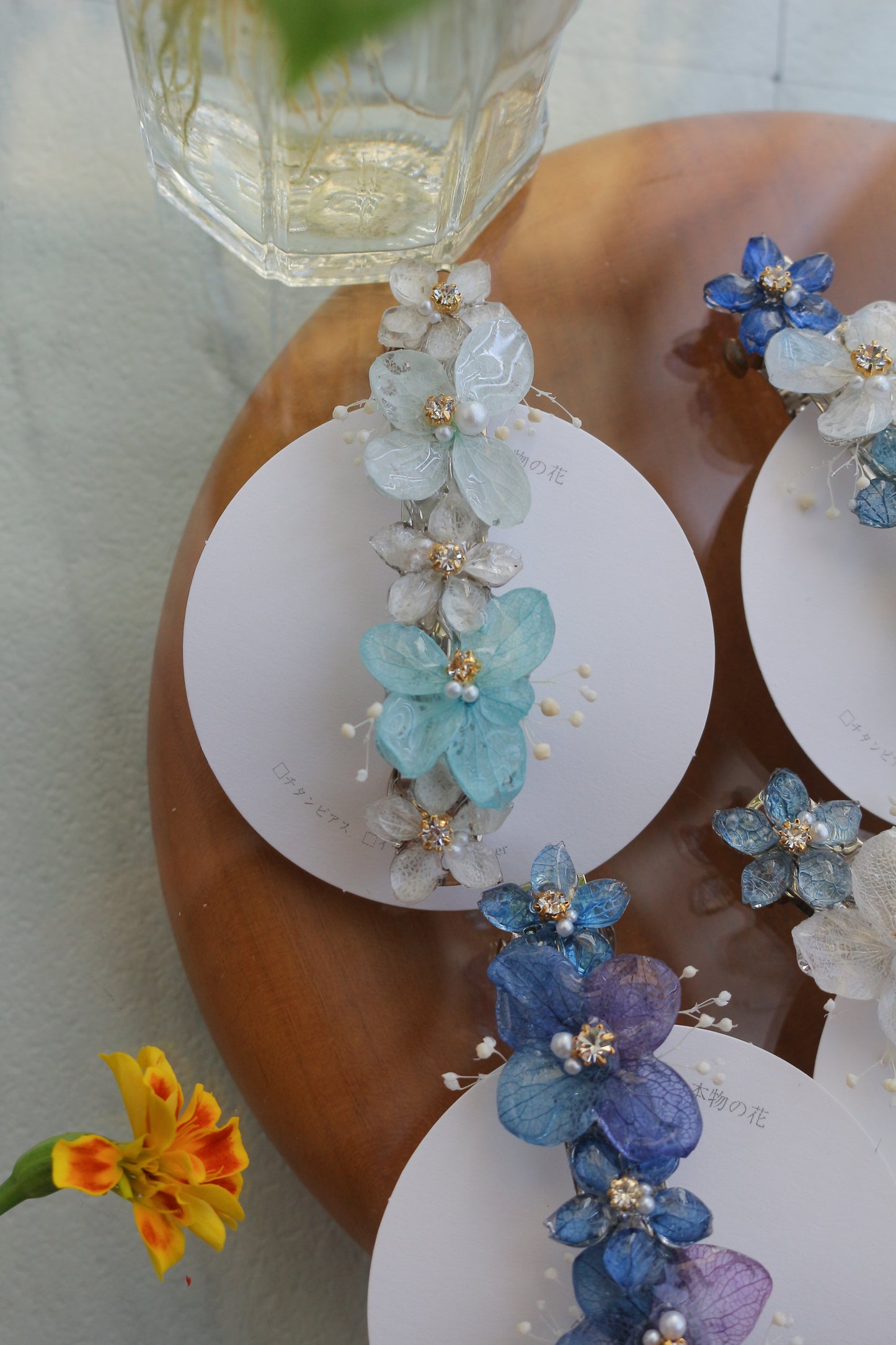 Hydrangea Hair Barrette No.39