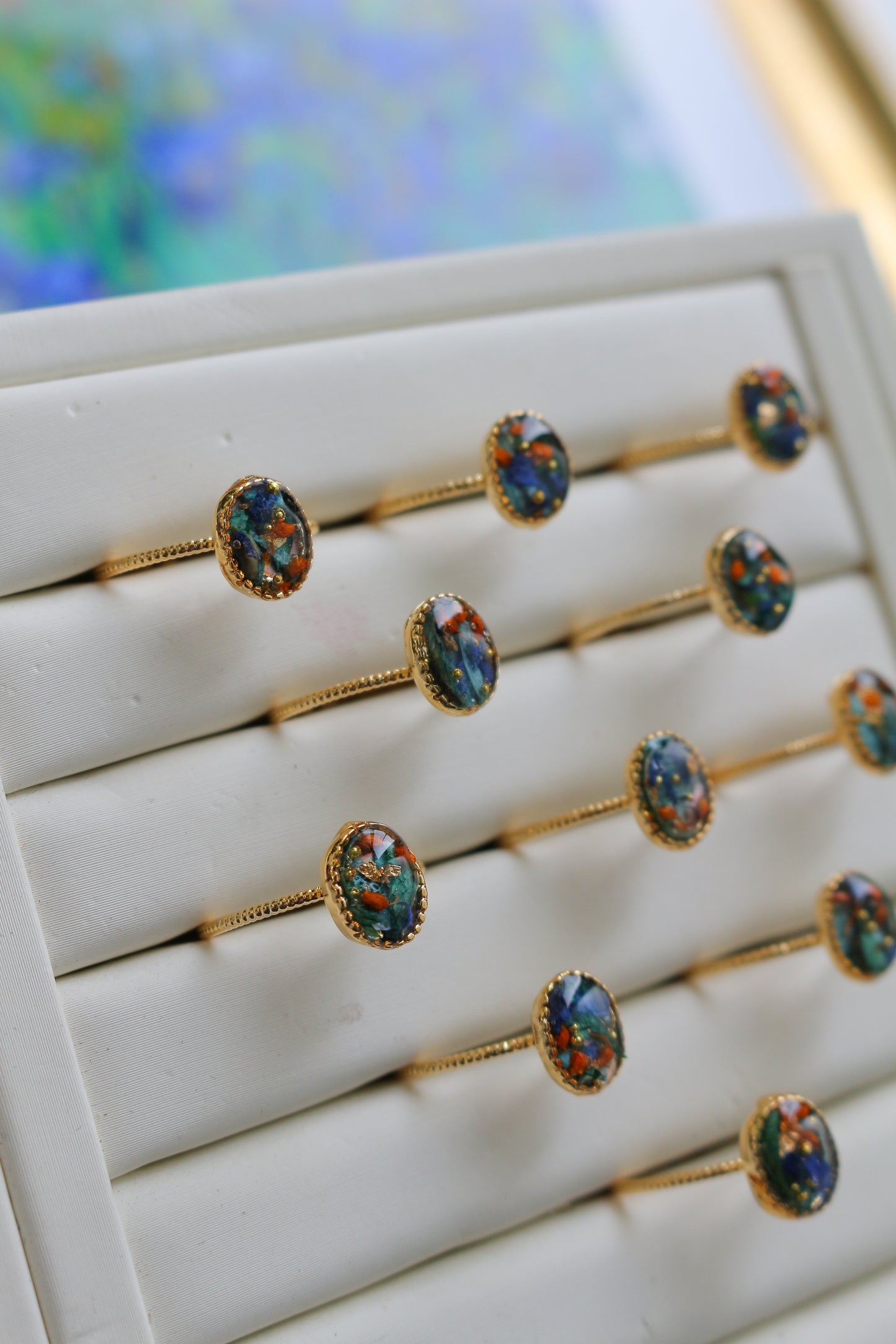 Gogh Inspired Ring No.1 - アイリス