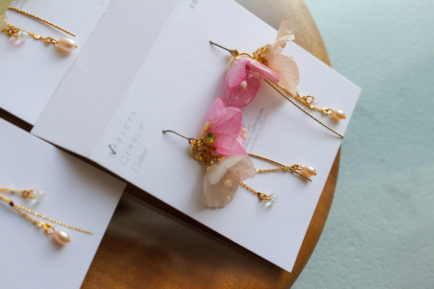 SUZUYOME2 Original Flower Earrings - No.10