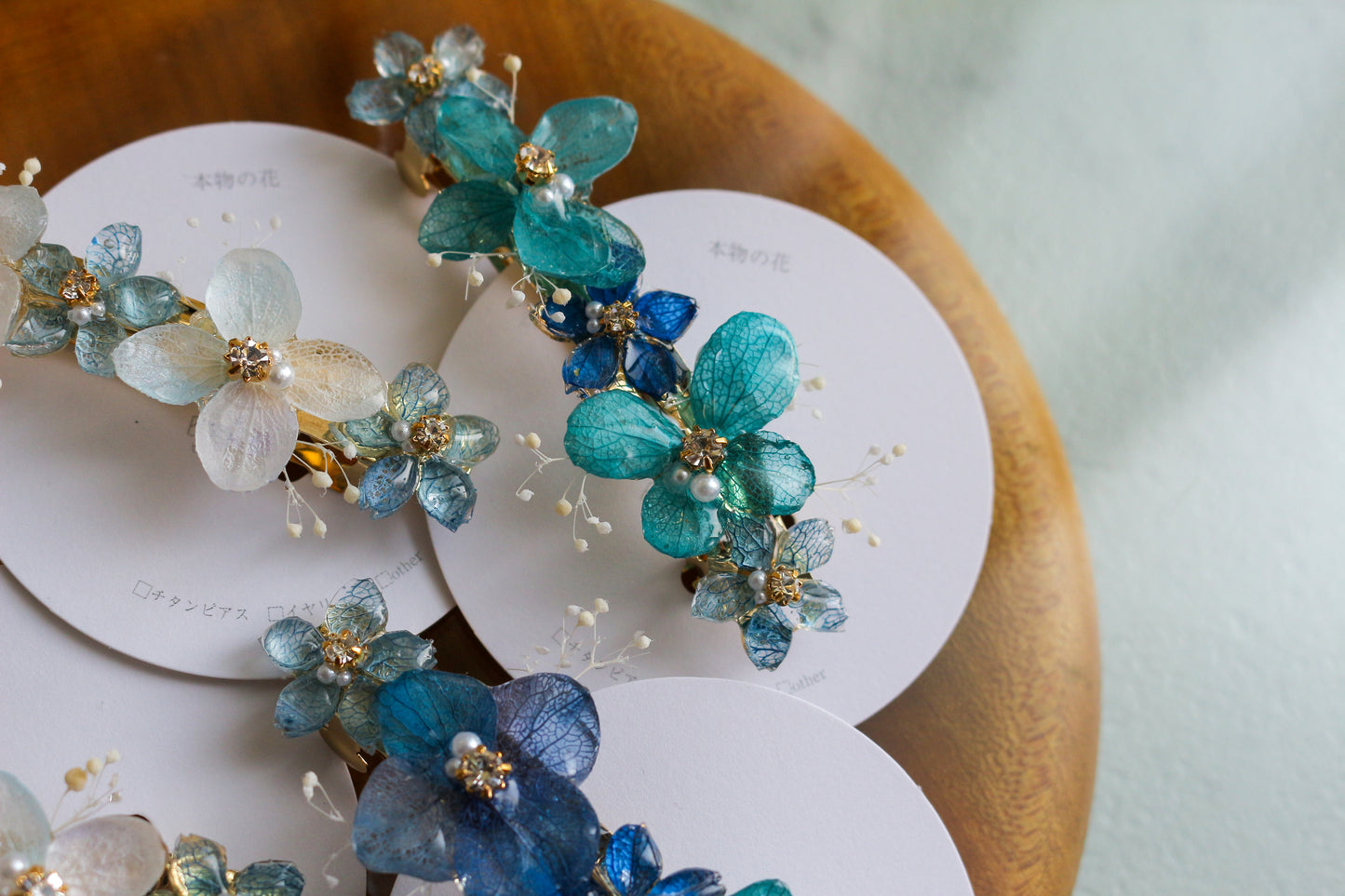 Hydrangea Hair Barrette No.38