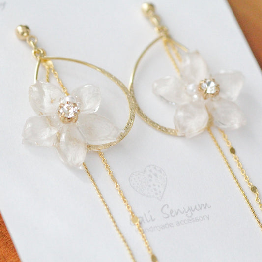 Teadrop Someiyoshino Sakura Earrings #S021
