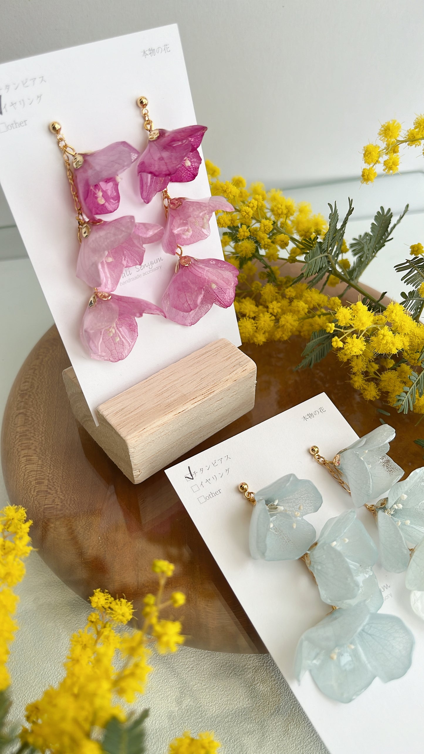 "Hanayome" Collection Earring No.49 パーツ選べます