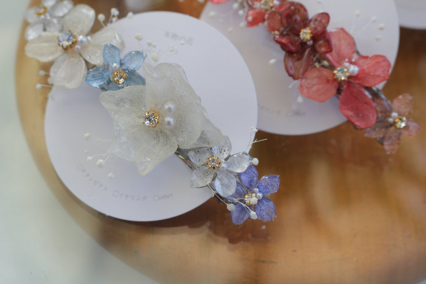 Hydrangea Hair Barrette No.12