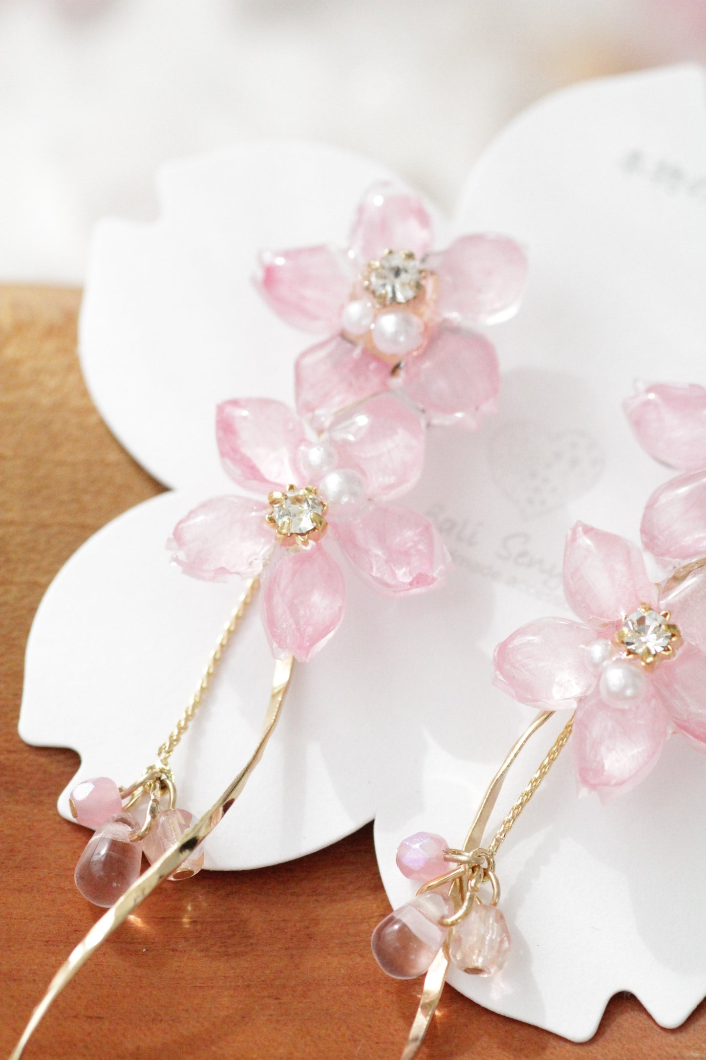 Real "Someiyoshino" Sakura Earring - No.1    #S002