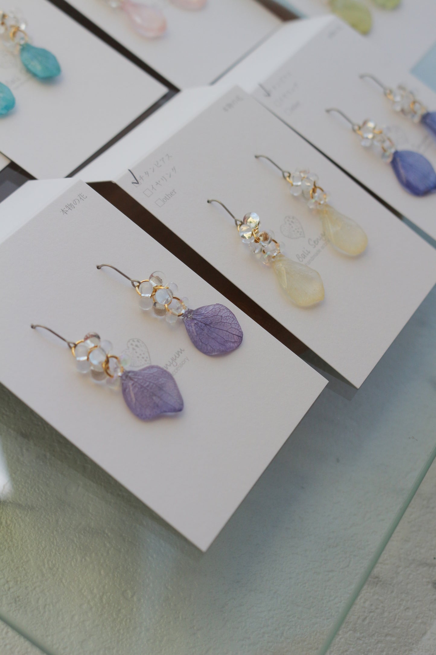 Hydrangea TSUBU Earrings - No.3