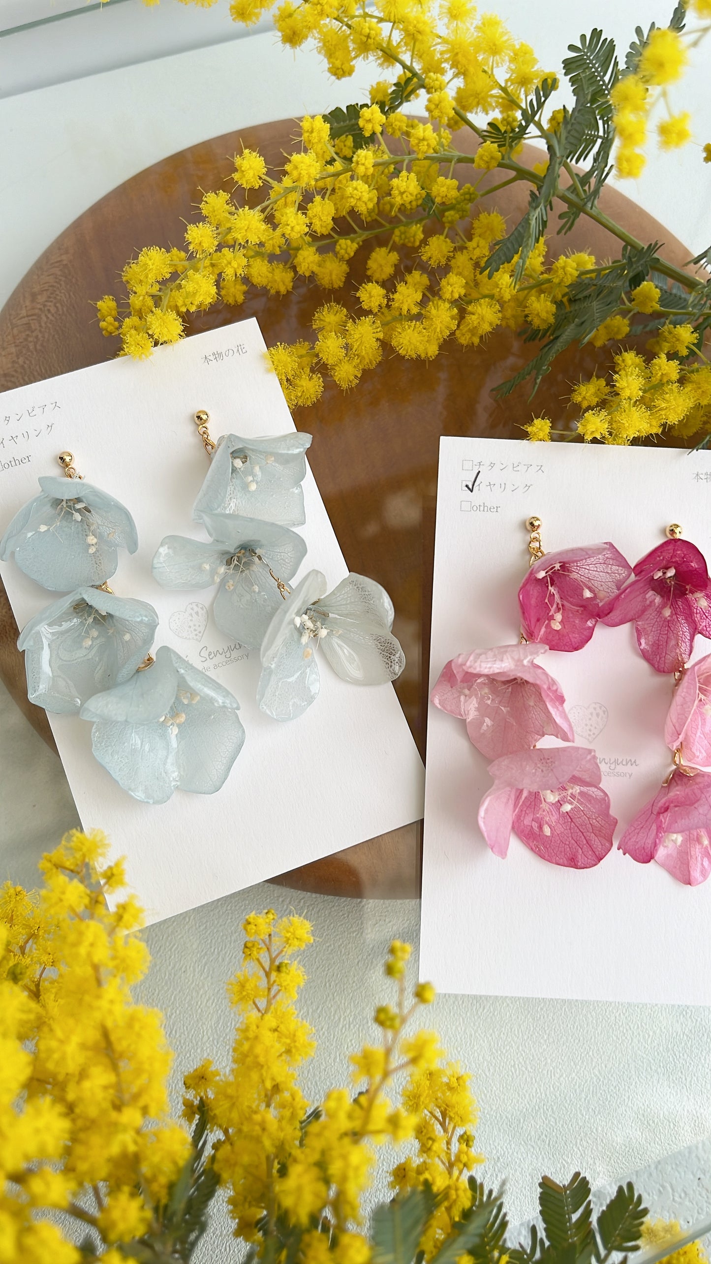 "Hanayome" Collection Earring No.49 パーツ選べます