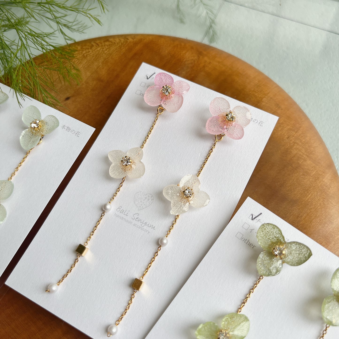 KOBANA series Flower Field - Titanium pierces (チタンピアス)No.7