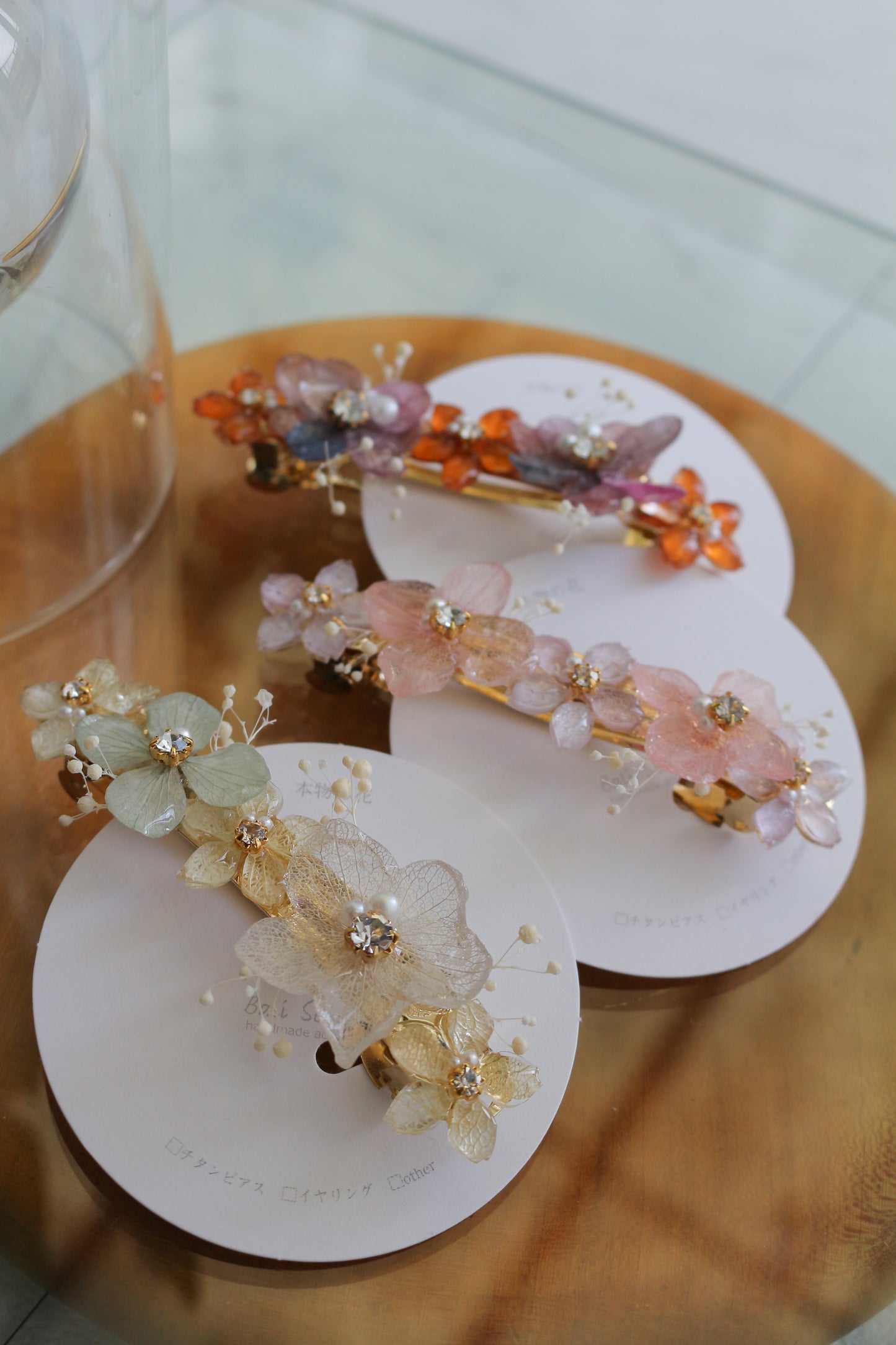 Hydrangea Hair Barrette No.41