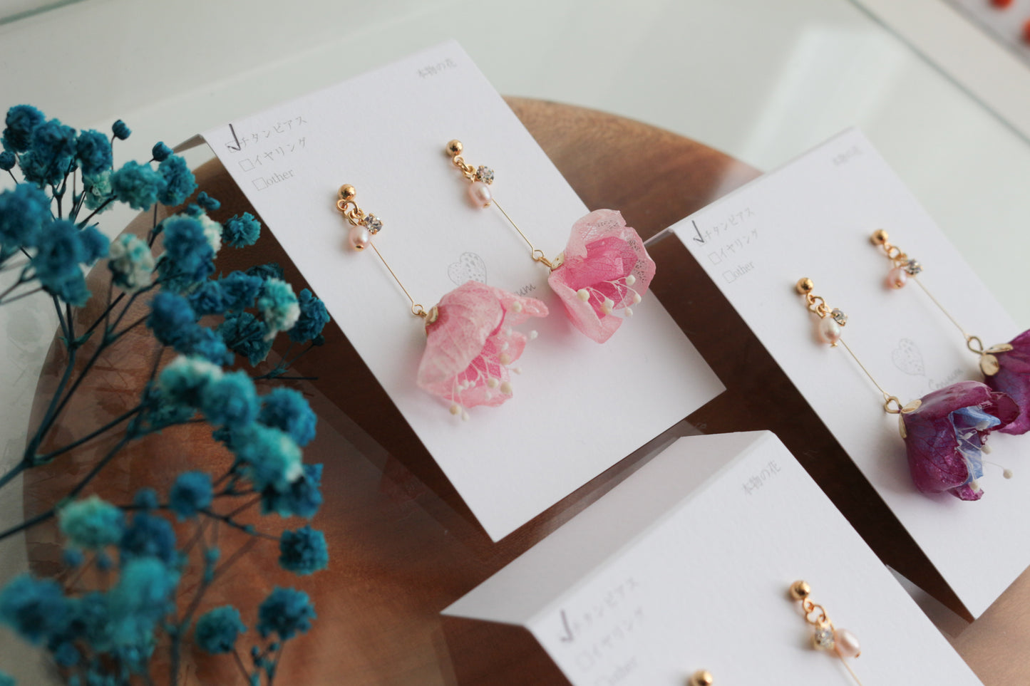Flower Skirt-  No.2 ピアスorイヤリング